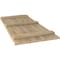 Ekena Millwork Americraft 6-Board (3 Batten) Wood Joined Board-n-Batten Shutters w/Ellipt Top, ARW401BE621X77UNH, PR ARW401BE621X77UNH - alternate 6